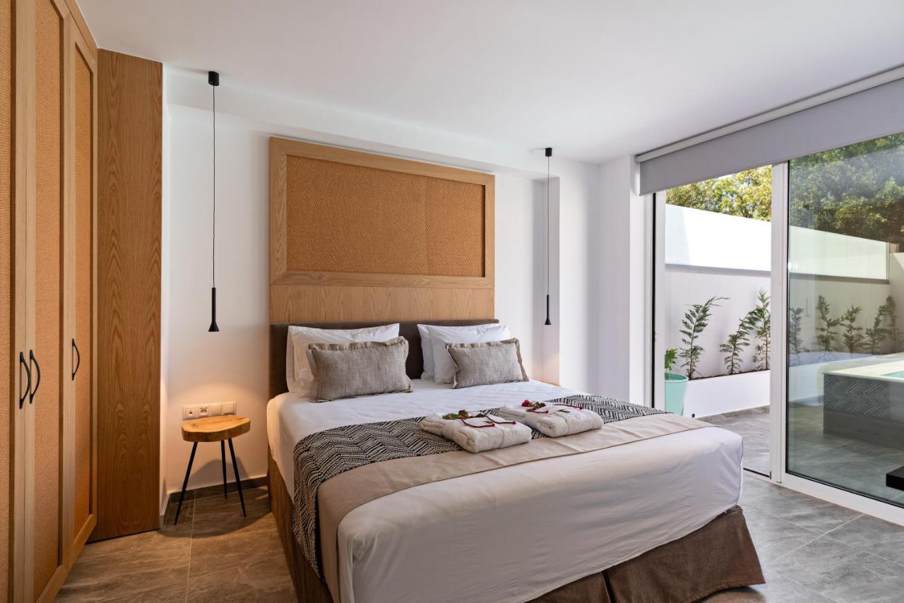Delfina Boutique Hotel Paralia Kourna Dış mekan fotoğraf