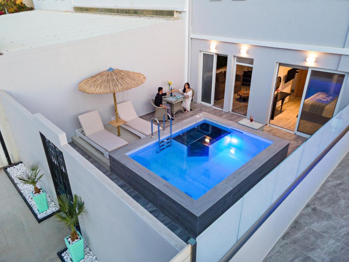 Delfina Boutique Hotel Paralia Kourna Dış mekan fotoğraf