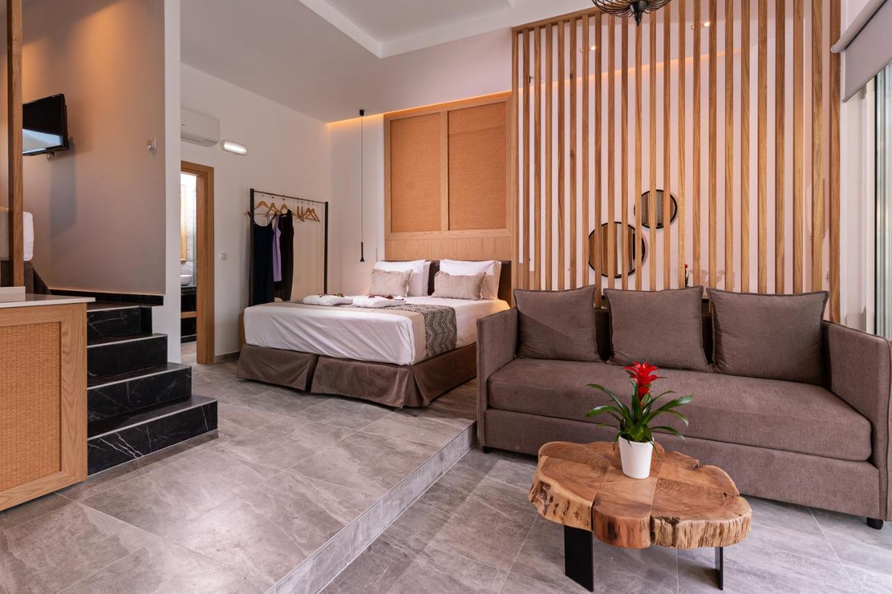 Delfina Boutique Hotel Paralia Kourna Dış mekan fotoğraf