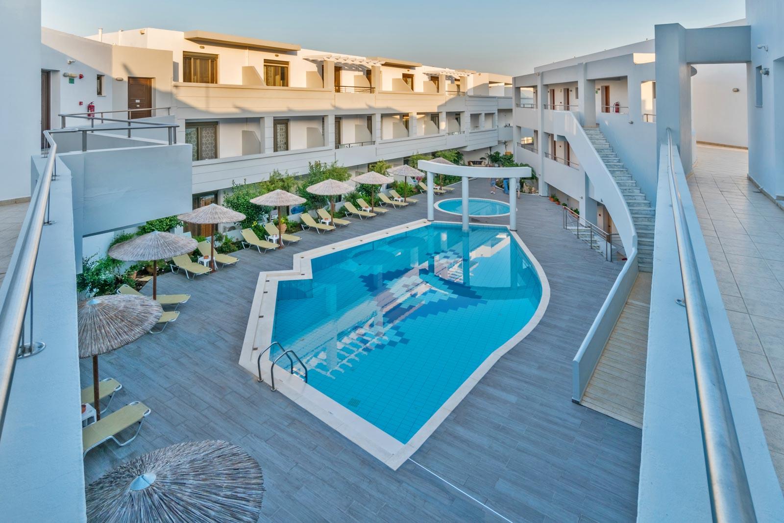 Delfina Boutique Hotel Paralia Kourna Dış mekan fotoğraf